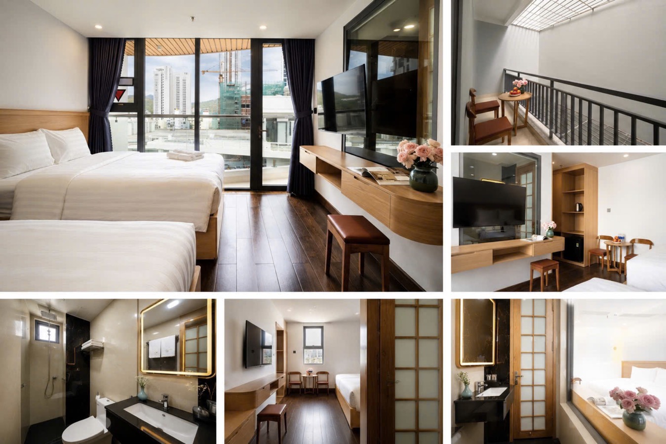 Bipinia Beach Hotel Quy Nhơn: kiểm tra phòng ban công và cấu hình gia đình