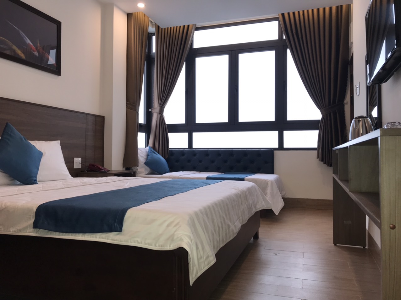 Phòng đôi, phòng ba hay phòng gia đình tại Hoàng Hưng Quy Nhơn?